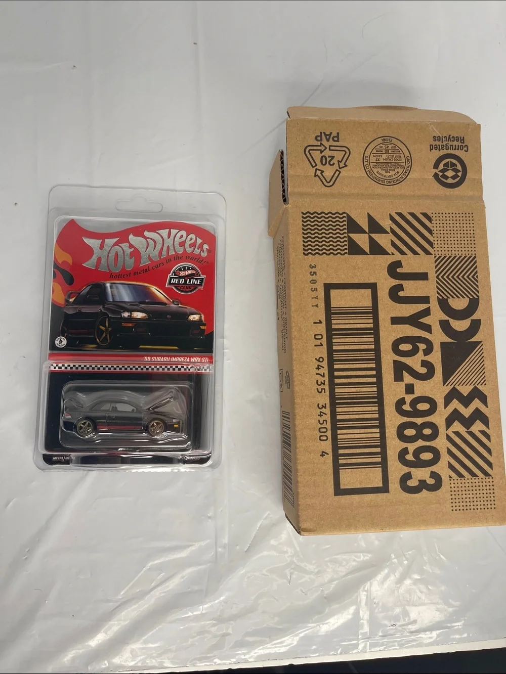 Hot Wheels RLC ’98 Subaru Impreza WRX STi JJY62 2026 Protector Shipper